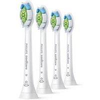 Philips Sonicare Optimal W2 White Replacement Brush Heads, Pack Of 4 Hx6064/10