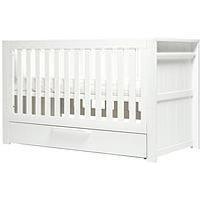 Mamas & Papas Franklin Cot Bed- White Wash