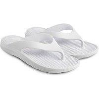 Totes Ladies Solbounce With Toe Post Sandals - White