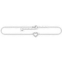 Thomas Sabo Heart Single Anklet 925 Sterling Silver