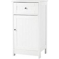 Lpd Furniture Alaska Low Bathroom Cabinet - White