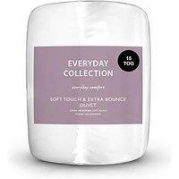 Very Home Soft Touch And Extra Bounce 15-Tog Duvet - White