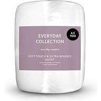 Very Home Soft Touch And Extra Bounce 4.5-Tog Duvet - White
