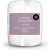 Very Home Soft Touch And Extra Bounce 10.5-Tog Duvet - White