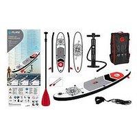 Pure 305 Nautical Sup Inflatable Stand Up Paddle Board 10 Feet - Complete Set With Pump, Patch Tool, Foot Lead, Adjustable Paddle And Waterproof 2L B