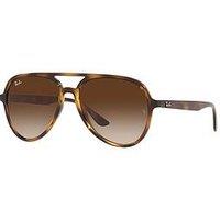 Ray-Ban Aviator Havana Frame Sunglasses - Brown