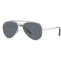 Ray-Ban New Aviator Aviator Sunglasses - Silver
