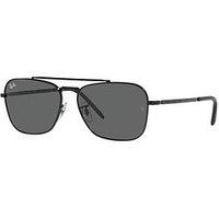 Ray-Ban New Caravan Square Sunglasses - Black