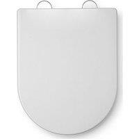 Croydex Telese Stick N Lock D-Shaped Toilet Seat