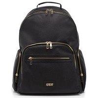 Mamas & Papas Tumbled Backpack - Black/Gold