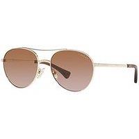 Ralph 4135 Round Sunglasses - Gold