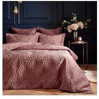 Paoletti Palmeria Duvet Cover Set - Blush