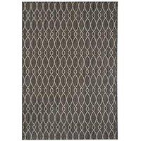 Very Home Weaving Geo Grey Indoor/Outdoor Flatweave Rug