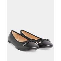 Long Tall Sally Ballerina Pumps - Black