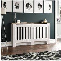 Vida Designs Arlington Large Radiator Cover - White