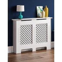 Vida Designs Oxford Medium Radiator Cover - White