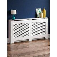 Vida Designs Oxford Extra Large Radiator Cover - White