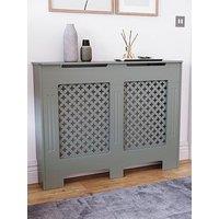 Vida Designs Oxford Medium Radiator Cover - Olive Grey