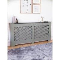 Vida Designs Oxford Extra Large Radiator Cover - Olive Grey