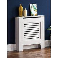 Vida Designs Milton Small Radiator Cover - White
