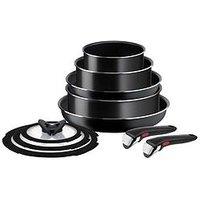 Tefal Ingenio Easy Cook 10Pc Removable Handle, Stackable Pan Set L1549042