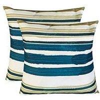 Streetwize Accessories Pair Of Stripe Scatter Cushions