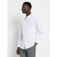 River Island Ls Oxford Shirt - White