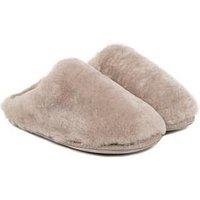 Just Sheepskin Full Sheepskin Sweptback Mule.