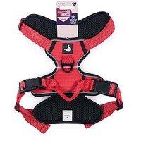 Rosewood Reflective Dog Harness - Medium (Red)