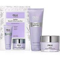 Prai Beauty Ageless Hand & Neck Creme Duo Soothes Softens Shields Boxed VEGAN