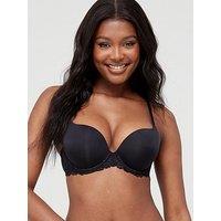 Dorina Claire Super Push Up Demi Bra - Black