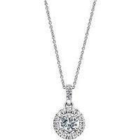 Created Brilliance Ana Created Brilliance 9Ct Gold White Gold 0.33Ct Lab Grown Diamond Pendant Necklace