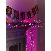 Festive Glow Worm Indoor/Outdoor & Lights Halloween Decoration - Orange/Purple