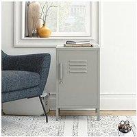 Dorel Home Bradford Metal Locker End Table