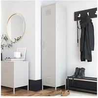 Dorel Home Bradford Single Metal Storage Cabinet