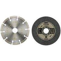 Ryobi Rak6Agd125 Angle Grinder 125Mm Cutting Kit (6 Piece)