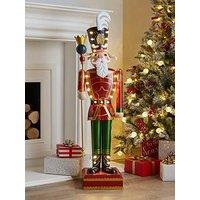 Three Kings 120 Cm Lit Giant Christmas Nutcracker - Traditional