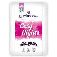 Slumberdown Cosy Nights Mattress Protector - Single - White