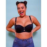 Curvy Kate Boost Me Up Padded Balcony Bra - Black