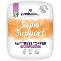 Slumberdown Super Support 4Cm Mattress Topper - White