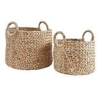 Very Home Set 2 Arrow Weaved Baskets