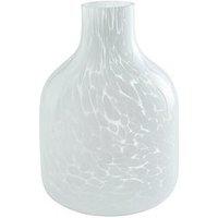 Very Home White Confetti Glass Vase