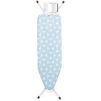 Brabantia Fresh Breeze Ironing Board (B), Steam Iron, White Frame