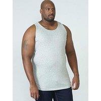 D555 Fabio Muscle Vest - Grey Melange