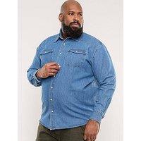 D555 Duke London Western Style Denim Shirt