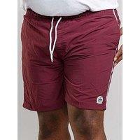 D555 Yarrow Full Length Swim Short - Burgundy