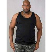 D555 Fabio Muscle Vest - Black