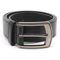 D555 Samuel Large Buckle Bonded Leather Belt