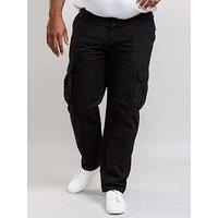 D555 Robert Cargo Trousers - Black
