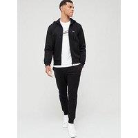 Lacoste Zip Thru Jersey Tracksuit Set - Black